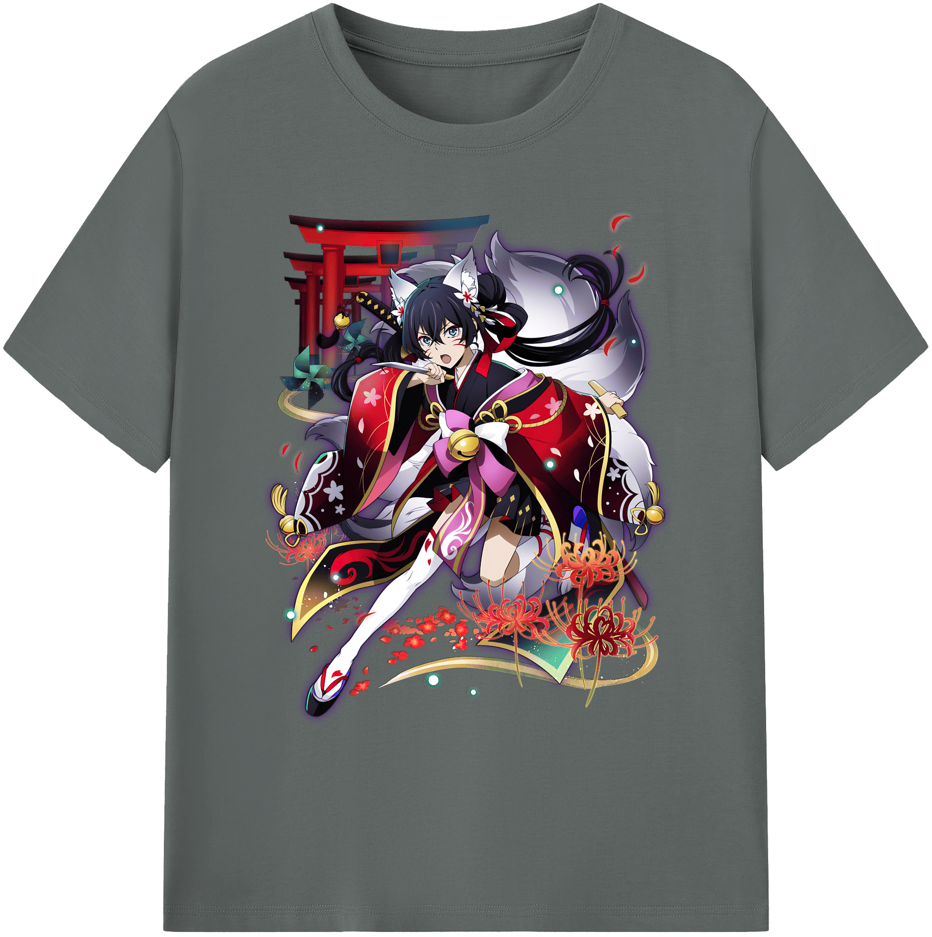 （画像用） 文豪ストレイドッグス Bungo Stray Dogs 綿100％ メンズ半袖Tシャツ｜肌触りやわらか＆通気性